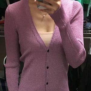 Opening Ceremony Lavender Cardigan, XS NWT